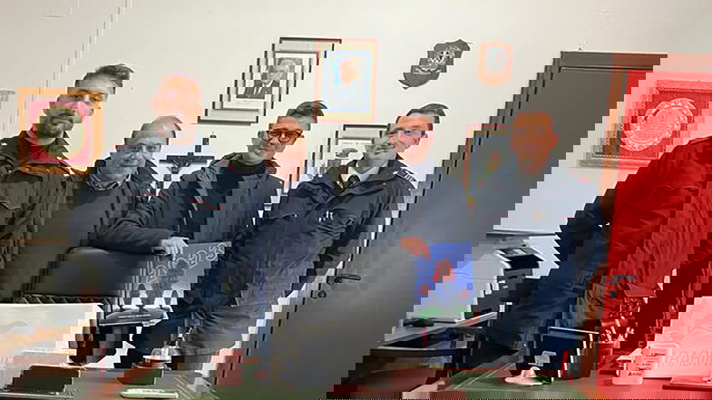 Sicurezza territorio, il Comandante dei Carabinieri ricevuto in municipio a Caloveto