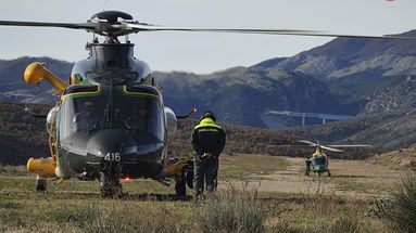 Esercitazione congiunta del Soccorso Alpino e della Guardia di Finanza nel Parco del Pollino