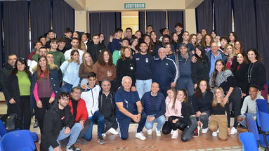 Gli studenti dell’Istituto Palma di Co-Ro incontrano il campione olimpionico Giovanni Tocci