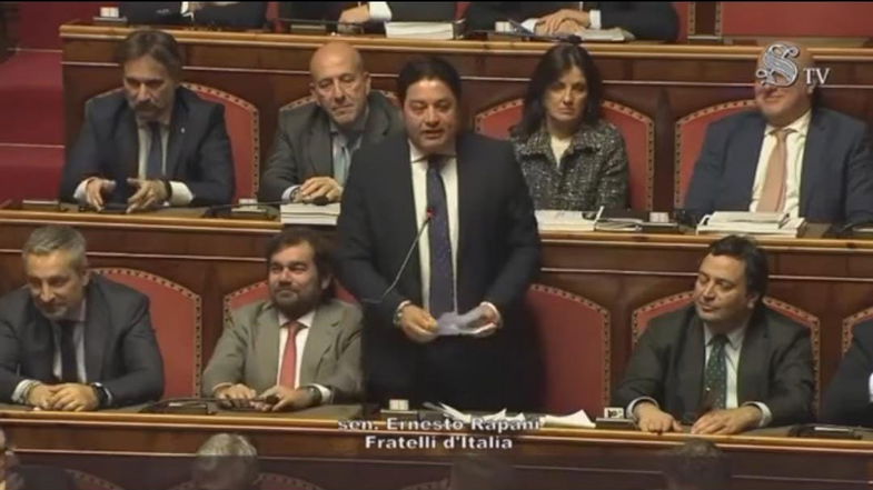 Rapani (Fi) in Senato attacca le forze d’opposizione dalle quali provengono «solo critiche e attacchi strumentali, mai proposte»