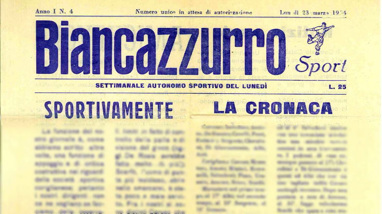 Il professore Otranto tra “Biancoazzurro” e “Il Serratore”. Ci piace ricordarlo anche così