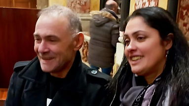 La comunità di Rossano centro storico festeggia Pasquale Caruso, da 35 anni custode della Cattedrale 