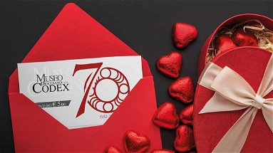San Valentino al Museo del Codex: Ingresso speciale per coppie di innamorati con “Un biglietto per due”