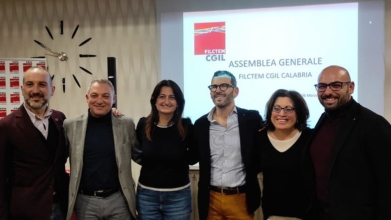 Eletta la nuova segreteria della Filctem Cgil Calabria, confermata alla presidenza Annamaria Palummo