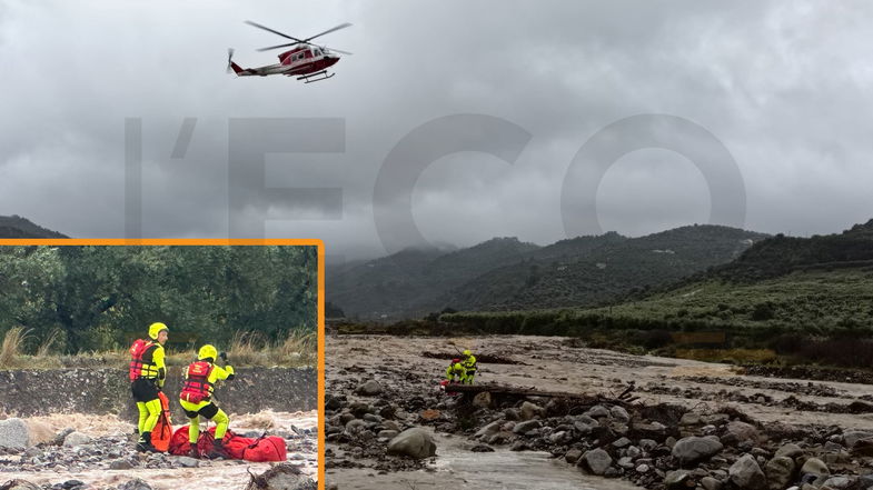 Concluse le operazioni di recupero del corpo di Vallonearanci: imponente azione interforze