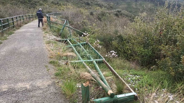 Atto vandalico sulla pista pedo-ciclabile Morano Castrovillari: formalizzata la denuncia contro ignoti