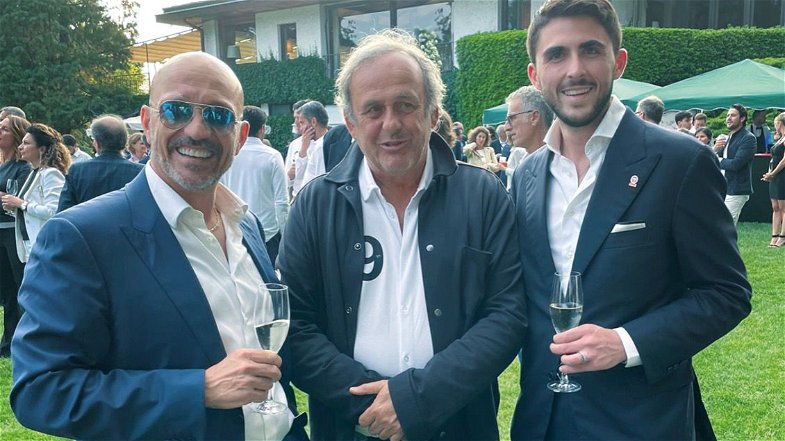 Cariati e IGreco protagonisti di un evento benefico a Milano, con loro anche Platini
