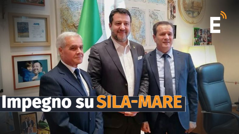 Crollo Sila-Mare, Salvini manda gli uomini del Mit a Longobucco per la ricostruzione