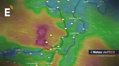 ALLERTA METEO - Il Ciclone Africano fa paura: domani attese piogge intense e persistenti sulla Calabria jonica