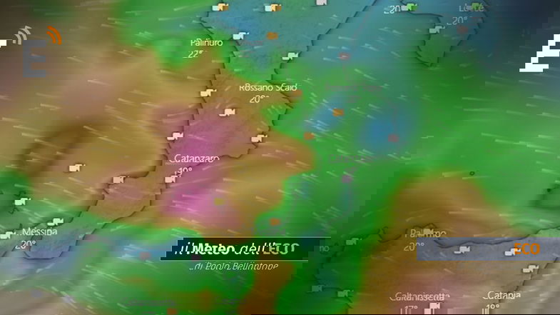 ALLERTA METEO - Il Ciclone Africano fa paura: domani attese piogge intense e persistenti sulla Calabria jonica