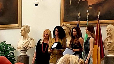 Il Presidente Onorario del Mpv di Co-Ro Luana Campa premiata in Campidoglio