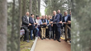Sila, inaugurata la ciclopista che collega il Villagio Racise al Villaggio Mancuso