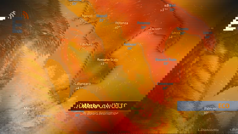 Oggi nella Sibaritide sarà una giornata infernale con punte di calore altissime: poi il fresco nel week-end