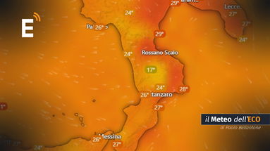 Sullo Jonio l'estate prende piede: settimana con qualche nuvola ma poi weekend con cielo limpido e caldo