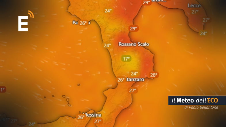 Sullo Jonio l'estate prende piede: settimana con qualche nuvola ma poi weekend con cielo limpido e caldo