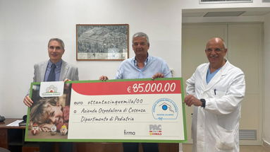 Solidarietà, Conad dona 85mila euro al reparto pediatrico dell’Annunziata 