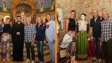 Il campione Beppe Baresi incantato dalla storia e dalle tradizioni arbëreshë