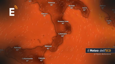 La Sibaritide è un forno: alle 8:30 di stamattina a Corigliano-Rossano i termometri hanno fatto registrare 38°