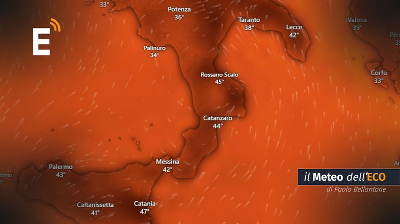 La Sibaritide è un forno: alle 8:30 di stamattina a Corigliano-Rossano i termometri hanno fatto registrare 38°