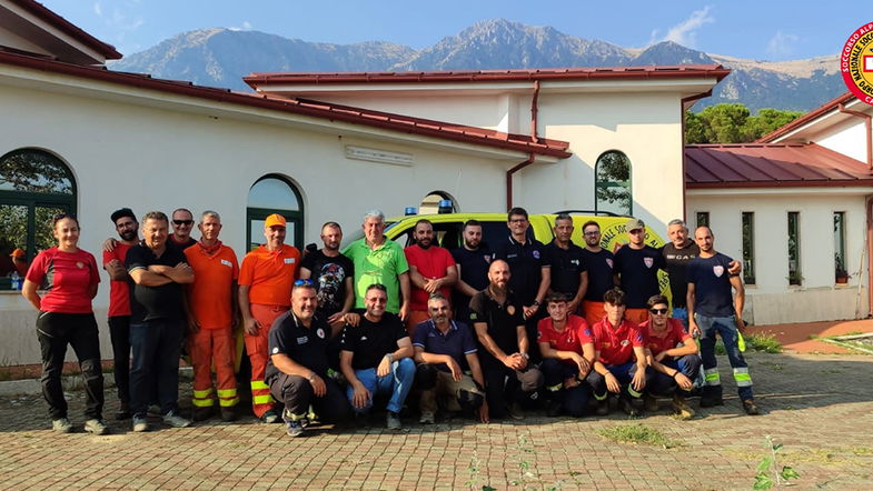 Continua l'attenzione del Cnsas Calabria per le zone colpite da incendi boschivi 