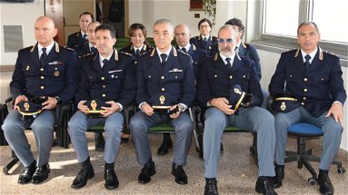 Al commissario Laurenzano la fascia tricolore della Polizia: i complimenti della Baldino