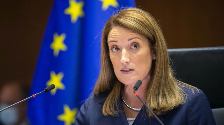  La presidente del Parlamento europeo Roberta Metsola in visita in Calabria