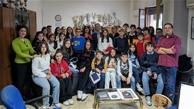 Manfredi Borsellino riceve gli alunni dell'Erodoto a Palermo