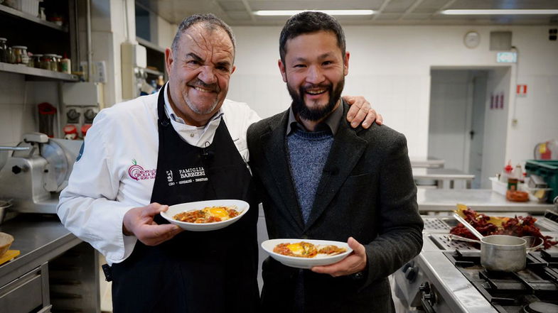 Lo chef giapponese Rysuke conquistato dai sapori del Pollino e dell’Alta Calabria 