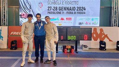 Manuel Campana e Giuseppe Sammarro, i due fiorettisti di Co-Ro qualificati ai Campionati Italiani