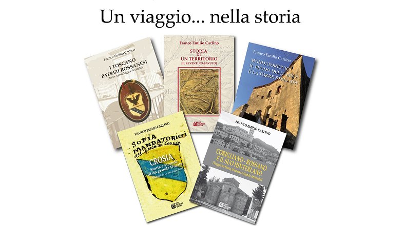 Venerdì si terrà l'evento “Un viaggio... nella Storia” attraverso i libri di Carlino