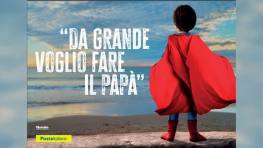 Due cartoline filateliche e un annullo speciale dedicati alla Festa del Papà