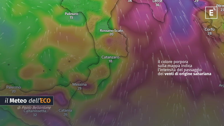 Polvere del Sahara sui cieli della Sibaritide: stasera 