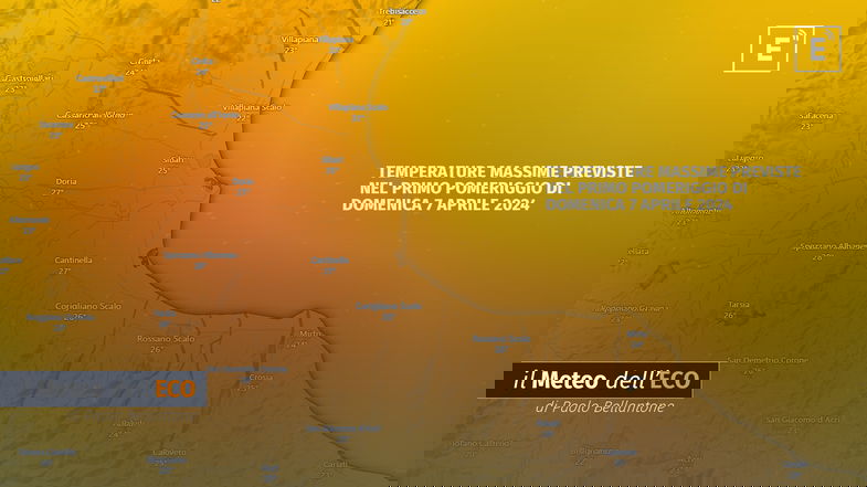 Esplode improvvisamente l'estate: domani previste massime fino a 28 gradi
