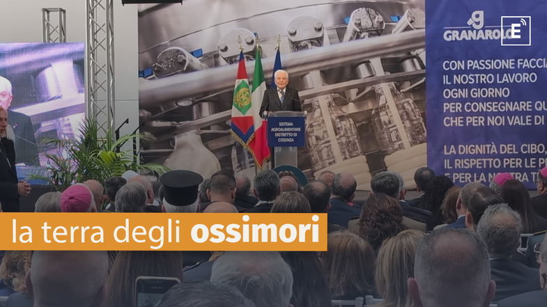 Mattarella a Castrovillari parla di produttività e lavoro: «Ci sono eccellenze e grandi divari»