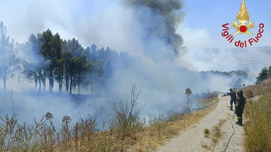 Dramma incendi: morti due vigili del fuoco a Nova Siri. A Oriolo le fiamme minacciano l'abitato