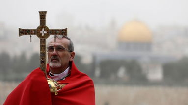 Laino Borgo: il Patriarca di Gerusalemme in visita al Santuario delle Cappelle