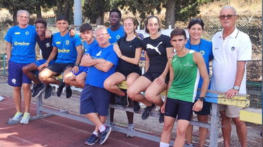 I cadetti della Corricastrovillari a Reggio Calabria in preparazione dei campionati italiani 