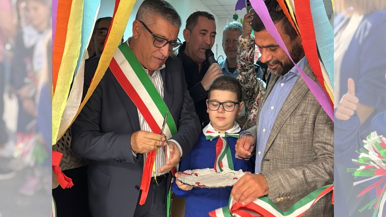 Inaugurata stamani la nuova ala della scuola primaria di via Alvaro a Cassano Jonio