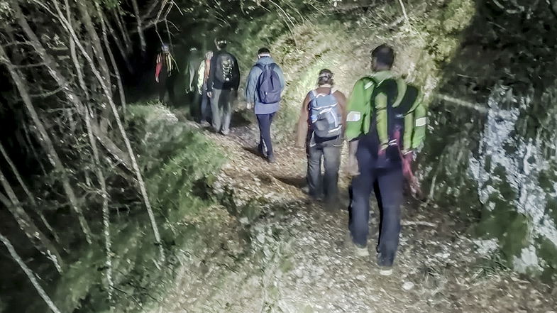 Perdono il sentiero sul Pollino, paura per quattro escursionisti