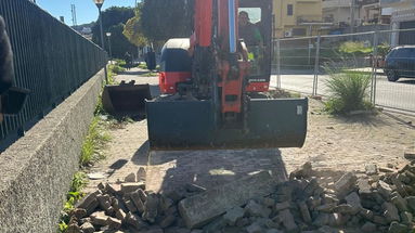 A Cariati partono i lavori del nuovo marciapiede con area parcheggio