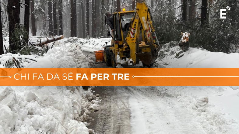 Emergenza neve, la Provincia è latitante: zero spazzaneve e spargisale