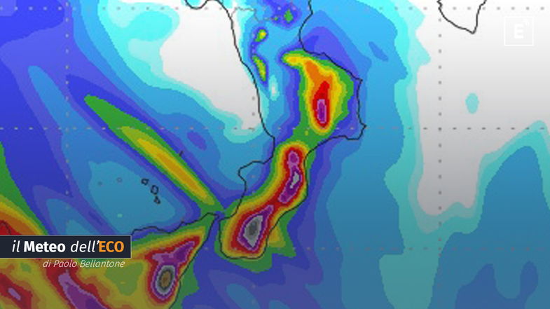 Un maltempo pauroso: ecco le previsioni dettagliate sulla Calabria del nord-est