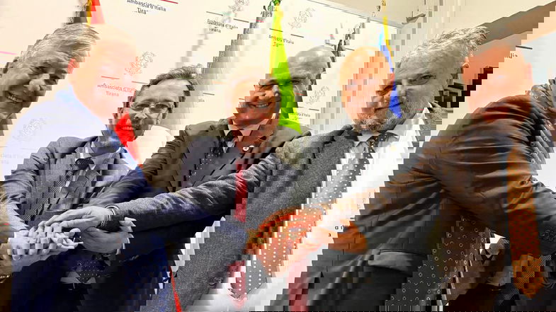 Il neo Ambasciatore d'Italia in Albania incontra a Tirana il Commissario della Fondazione Arbëreshe