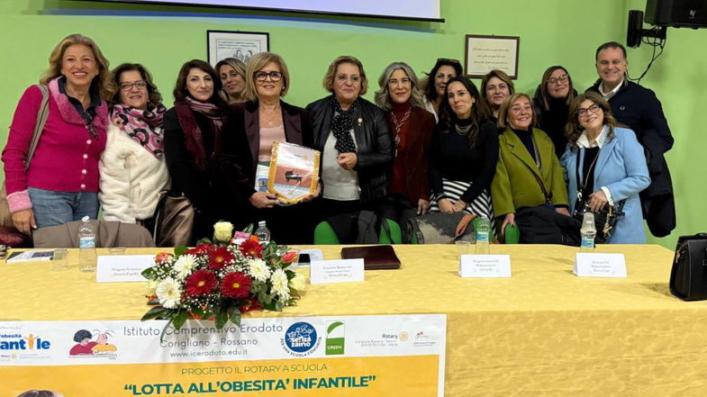 Il Rotary a scuola con il progetto sulla lotta all'obesità infantile