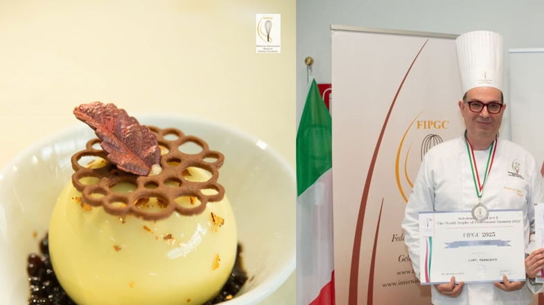 Il pasticcere Francesco Curti arriva secondo al World Trophy of Professional Tiramisù