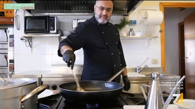 Il biondo tardivo di Trebisacce e lo chef Giuseppe Gatto protagonisti su La7