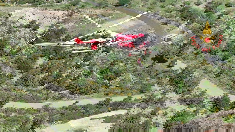 Civita, si infortuna durante la scalata di un costone roccioso: soccorso con l'elicottero