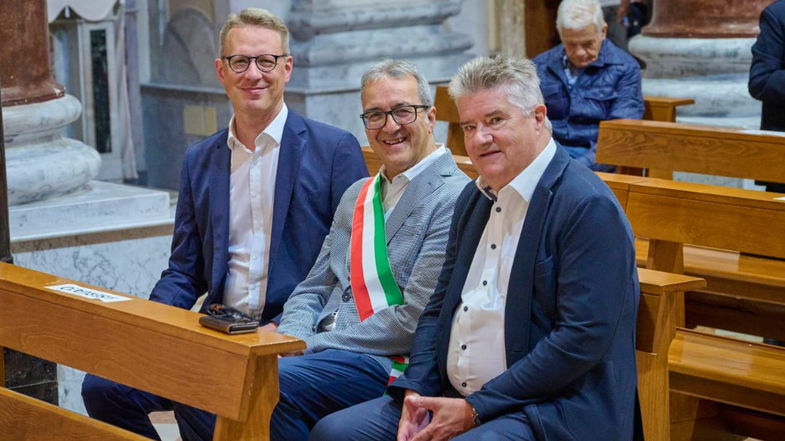 Cariati accoglie i sindaci tedeschi per sancire il patto d'amicizia tra il comune, Fellbach e Buhl-baden 