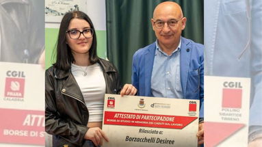Memoria, diritti e futuro: a Trebisacce consegnate le borse di studio di Cgil