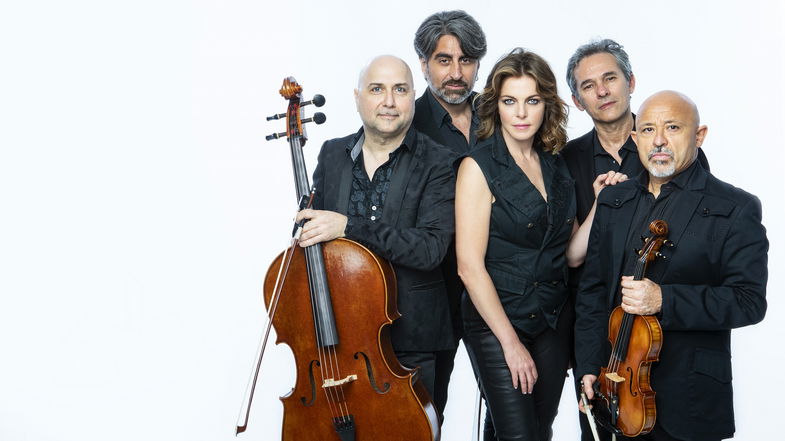 Altomonte si prepara a Radio Eventi Generazioni con Claudia Gerini ed il Solis String Quartet